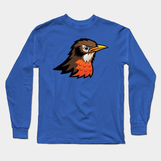 Bird Long Sleeve T-Shirt by SWON Design
